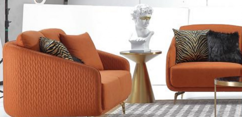 Obývací pokoj 2x kulatý luxusní stůl stůl designový stůl styl nábytek