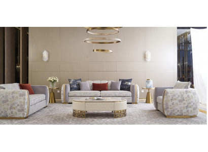 Obývací sestava sedací soupravy 3+2+1 křeslo set pohovka polstr křeslo moderní relax nová