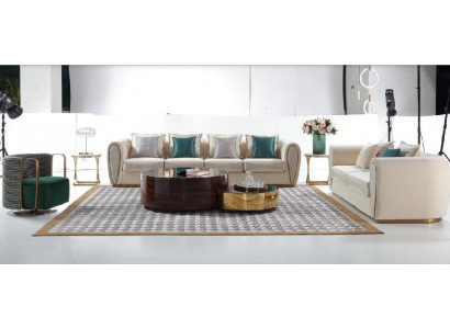Sedačková sestava 3+2+1 Design Sofy Potahy Pohovky Moderní Textilní Relax