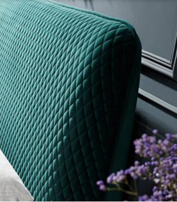 Ložnice 3 kusy set postel 2x noční stolek konzole postel polštáře dvojlůžko hotel