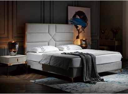 Manželská postel ložnice hotelu Luxus Ehe cama 2x noční stolek 3dílné nové postele Set