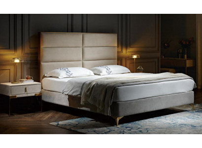 Bett 2x Nachttisch 3tlg. Schlafzimmer Set Design Luxus Schlafzimmer Hotel Möbel