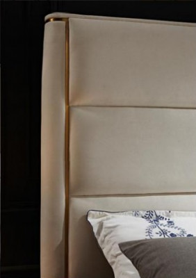 Postel 3-dílná ložnice Set Design Modern Luxus Ložnice Noční stolek Postele