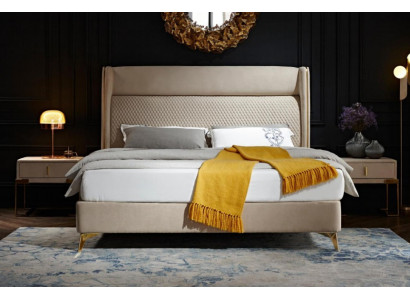 Doppelbett Schlafzimmer Hotel Ehe Luxus Bett 2x Nachttisch 3tlg. Set Betten Neu