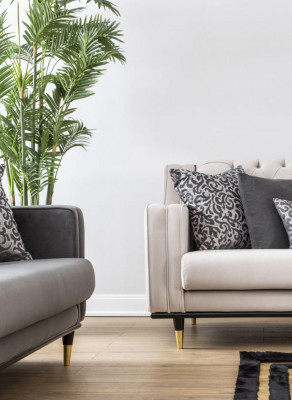 Sofa sada Sofa Upholstered Furniture Coffee Table 3 dílná Chesterfield