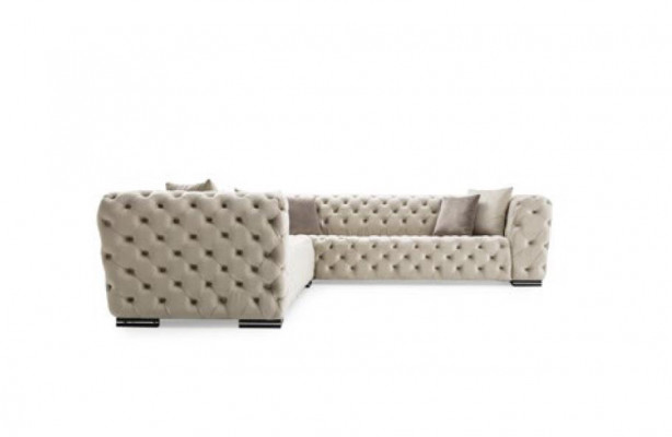 Chesterfield polstrovaná pohovka Rozkládací pohovka Sada čalounění Luxusní rohové pohovky Nové
