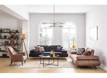 Sedací souprava 4+3+1 Místná sada Designové pohovkyčany Couch Moderní luxus Nový