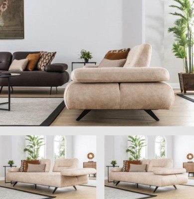 Sofa 4+3+1+1 sedáků, designové sofa, potahovaná pohovka, moderní luxusní pohovka