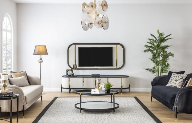 Sofa set 3+3+1+1 sedadel Design Sofas Tapicírové Sedací soupravy Moderní Pohovky Nový
