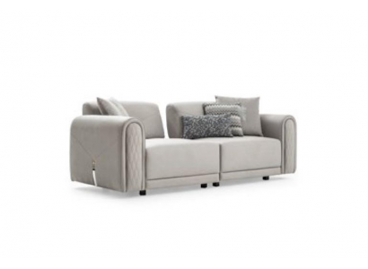 Sofa set 3+3+1 sedadel design sedačky polstrované kůže pohovky sofa