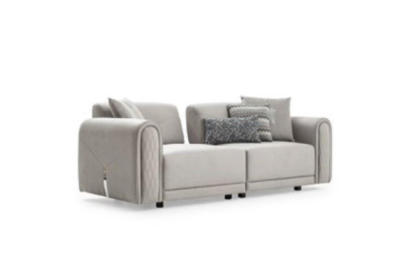 Luxus sofa 4 místný látkový obývací pokoj moderní design pohovky čalouněný gauče