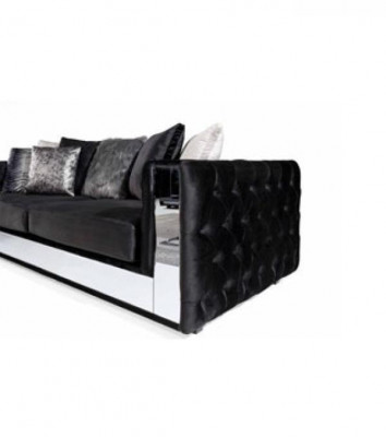 Chesterfield pohovka 3místná obývací pokoj moderní design pohovky textilní gauče nové