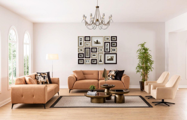 Luxus pohovka 3místná obývací pokoj moderní design pohovky čalouněné gauče Nový