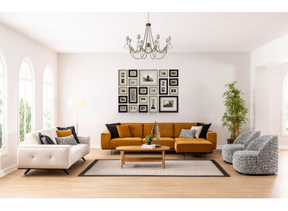Sofa setová sestava 4ks. Garnitura pohovek Sofa Couch Furniture Establishment
