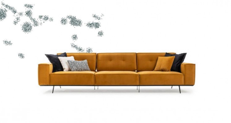 Sofa Pohovka Čtyřmístná nábytek pohovky potahované pohovky textilie látkový nábytek