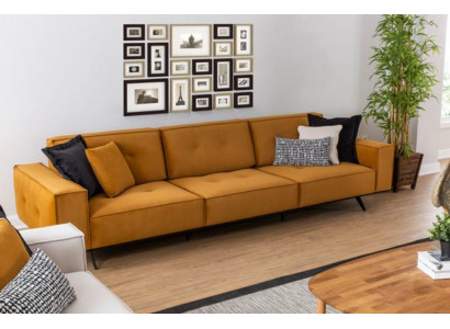 Sofa Pohovka Čtyřmístná nábytek pohovky potahované pohovky textilie látkový nábytek
