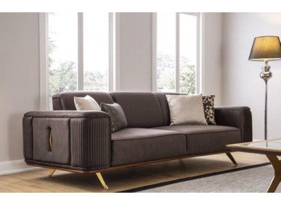 Sofa 4místná textilie Big nábytek obývací pokoj moderní nové pohovka z polyesteru