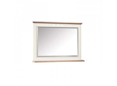 Zrcadlo s dřevěným rámem Velké zrcadlo na zeď Klasické designové zrcadlo Model FL-L3