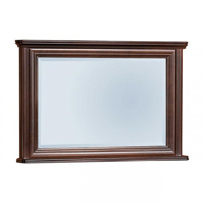 Klasický designérský zrcadlo XXL s rámem z pravého dřeva 107x71 zrcadlo - Model W-L2