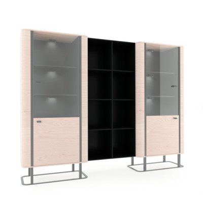 Regál policový systém Úložné dílo Komoda Kontor aktovka escritorio