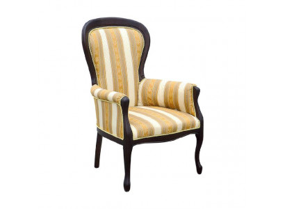 Klasické židle s čalouněním z textilu, látky, kůže, královská židle - model W1