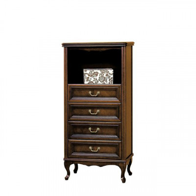 Klasická komoda Vysoká skříň Sideboard Šatní skříň Komodový skříň - Model W-Ksz