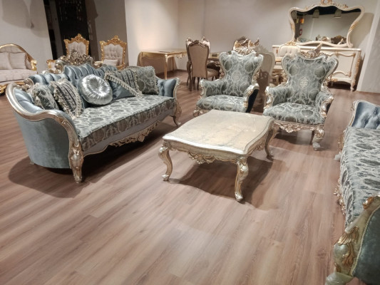 Mramorový konferenční stolek Design Stoly Obývací pokoj Stůl Konferenční stoly Dřevěný nábytek