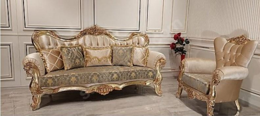 Barokní křeslo Chesterfield pohovka nábytek zařízení pohovky sofa židle