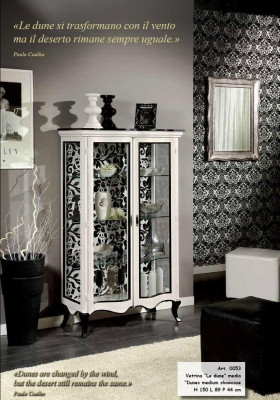 Luxus dřevěná vitrína design skříně bílé italské nábytek nový skříň