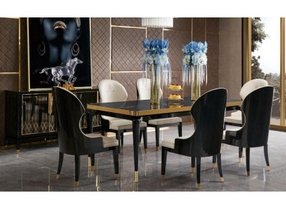 Křeslo židle 1x jídelna televizní obývací místnost kůže sedadlo moderní čalouněná židle