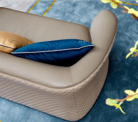 Luxusní nábytek sedací souprava pohovka sofa potah 421 se 2x konferenční stolkem 5dílná.