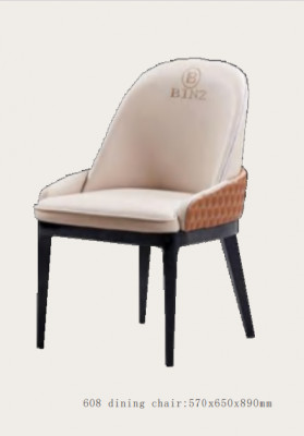 Křeslo židle 1x jídelní pokoj lounge sedadlo potahované křeslo nové kožené televizní