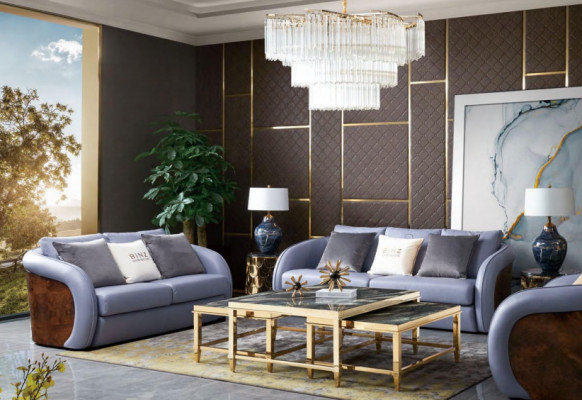 Dvojitý konferenční stolek Kávový stůl Konzolový stolek Design Obývací pokoj Stoly