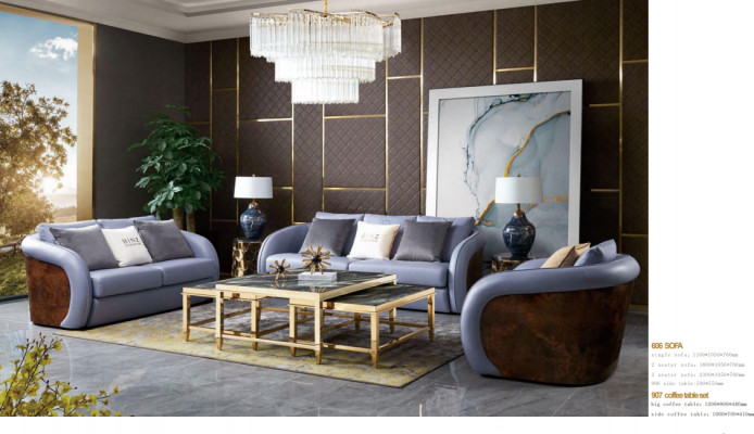 Dvojitý konferenční stolek Kávový stůl Konzolový stolek Design Obývací pokoj Stoly