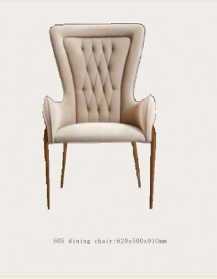 Křeslo židle 1x jídelna salón sedadlo polstrovaná židle luxusní kůže televize