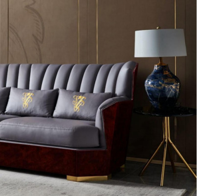 Kůží sofa 3místná pohovka potahy pohovky design luxusní nábytek třísedák nový
