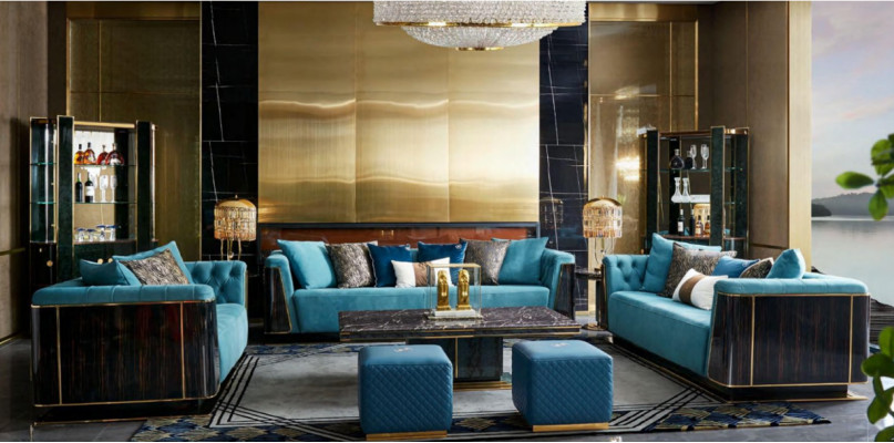 Třísedáková pohovka Pohovka Potah Sedací souprava 3místná Textilní pohovky Látka Luxusní nábytek