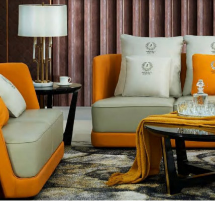 Luxusní sedací souprava 3+2+1 souprava Design Sofa Potahová pohovka Pohovka Moderní Nová