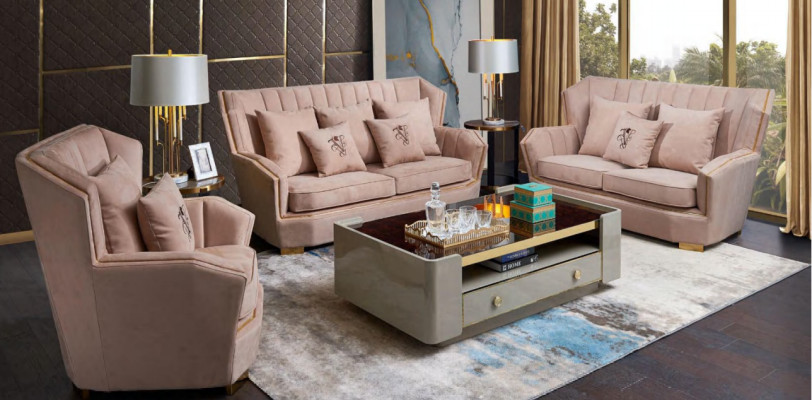 Wohnzimmer Couch Polster Sitz Garnitur 3er Sofas 3 Sitzer Sofa Stoffsofa Möbel