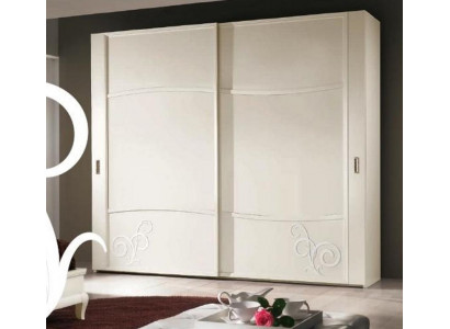 Skříň šatní skříň se posuvnými dveřmi ložnice stěna dřevo design skříně