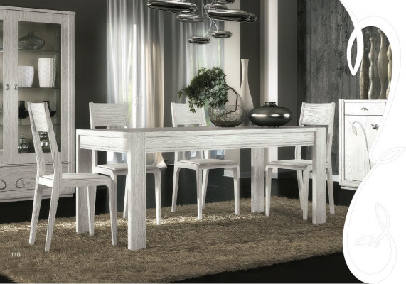 Jídelní pokoj jídelní stůl židle komoda vitrína jídelna skupina stůl stoly dřevo sada 7 kusů.