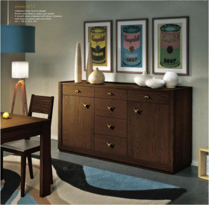 Komoda Sideboard Skříň Luxus Komody Skříň Regál Nábytek Dřevěná skříň Itálie