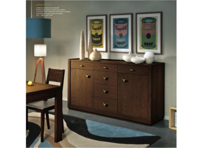 Komoda Sideboard Skříň Luxus Komody Skříň Regál Nábytek Dřevěná skříň Itálie