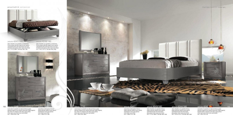 Luxusní sada ložnice postel noční stolek komoda zrcadlo skupina souprava Nová 5dílná.