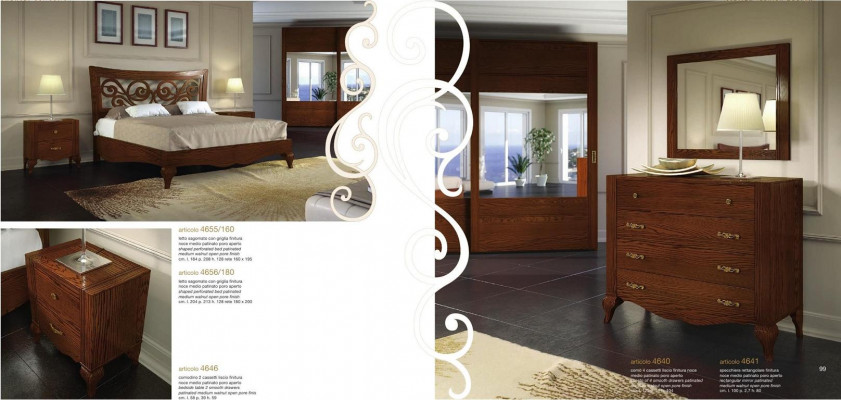 Set garnitury 2ks komoda zrcadlo skupina dřevo konzoly nábytek skříň