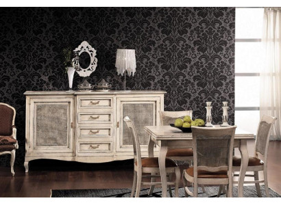 Komoda Sideboard Komody Bufet Masivní dřevo Skříně Itálie Skříň Nábytek