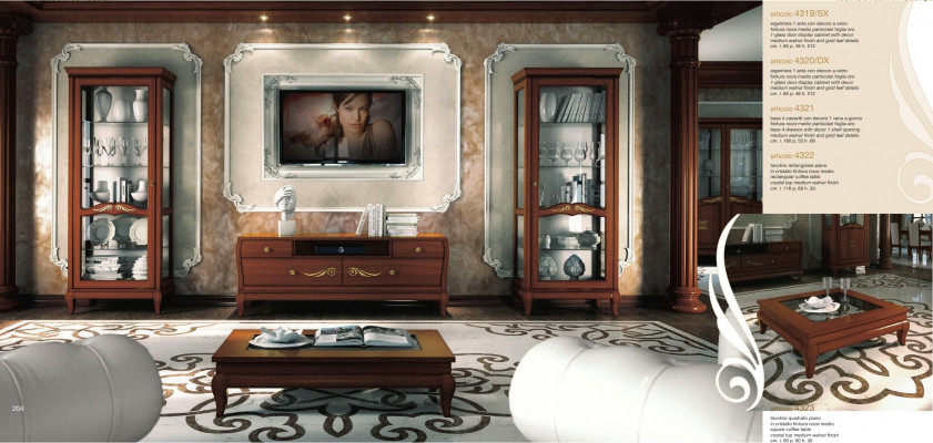 rtv Set 3ks. Obývací skříň TV Moderní dřevěný nábytek Skříň Styl Nová skupina