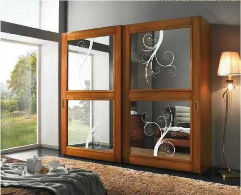 Šatník Skříň Posuvné dveře Skříně Moderní Nábytek Ložnice Itálie