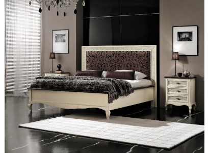 Schlafzimmer postel noční stolek manželská postel čalouněná postele sestava skupina souprava 3 díly.