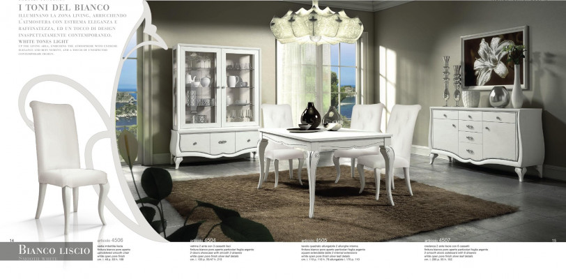 Stůl Dřevo Stoly Moderní Design Jídelna Jídlo Luxus Itálie Rozkládací stůl